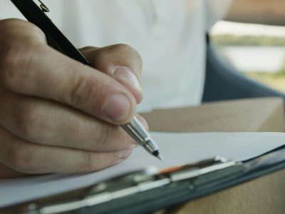 kierowca i manager firmy transportowej